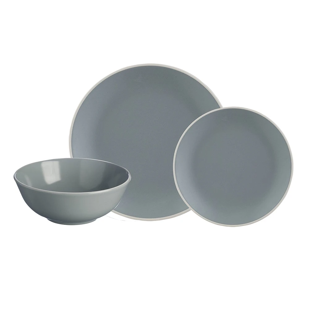 Mason Cash Classic Collection Stoneware 12 Piece Dinner Set Grey 3 Mason Cash Classic Collection Stoneware 12 Piece Dinner Set Grey