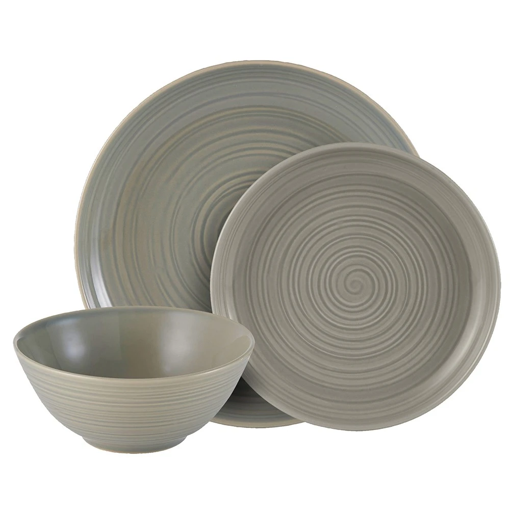 Mason Cash William Mason 12 Piece Dinner Set Grey 3 Mason Cash William Mason 12 Piece Dinner Set Grey