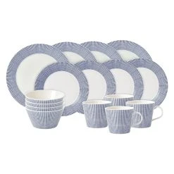 Royal Doulton Pacific 16 Piece Dinner Set Dots